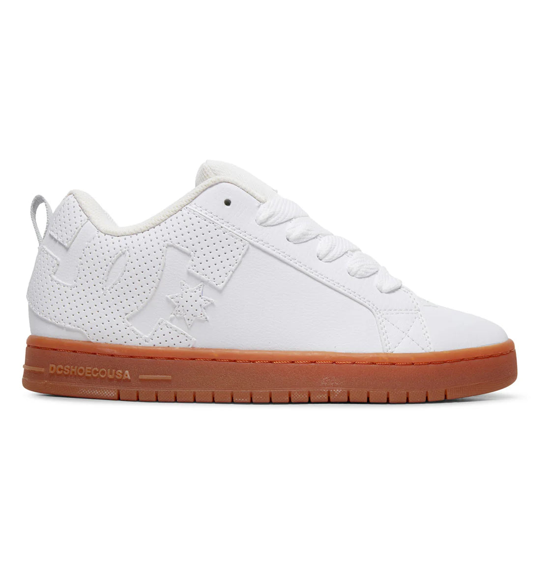 DC Men's Court Graffik Shoes - White/Grey/Grey (103)