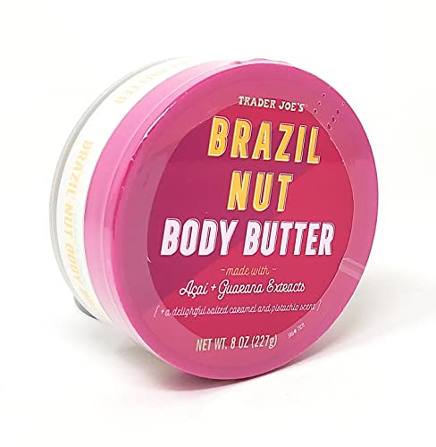 Trader Joe's Brazil Nut Body Butter Made With Acai and Guarana Extracts 8Oz 227g