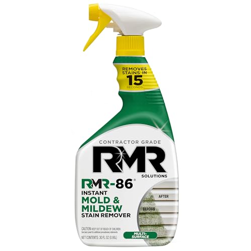 RMR-86 Instant Mold and Mildew Stain Remover Spray - Scrub Free Formula 32 Fl Oz