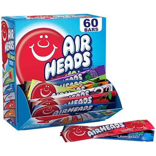 AirHeads Candy, Assorted Flavors - (60 Per Box)