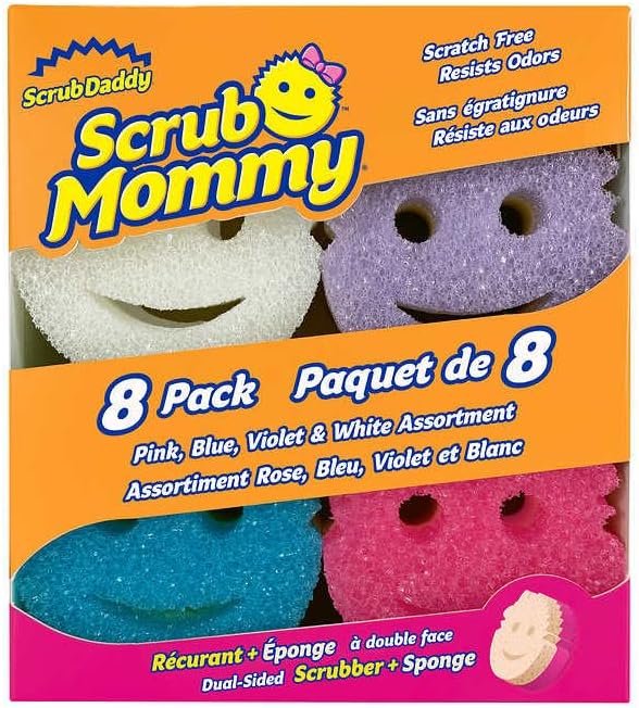 Scrub Daddy Variety Pack, Scrub Mommy (8 Pack)