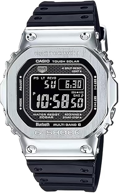 Casio G-Shock Men's GMW-B5000-1 Black/Silver One Size