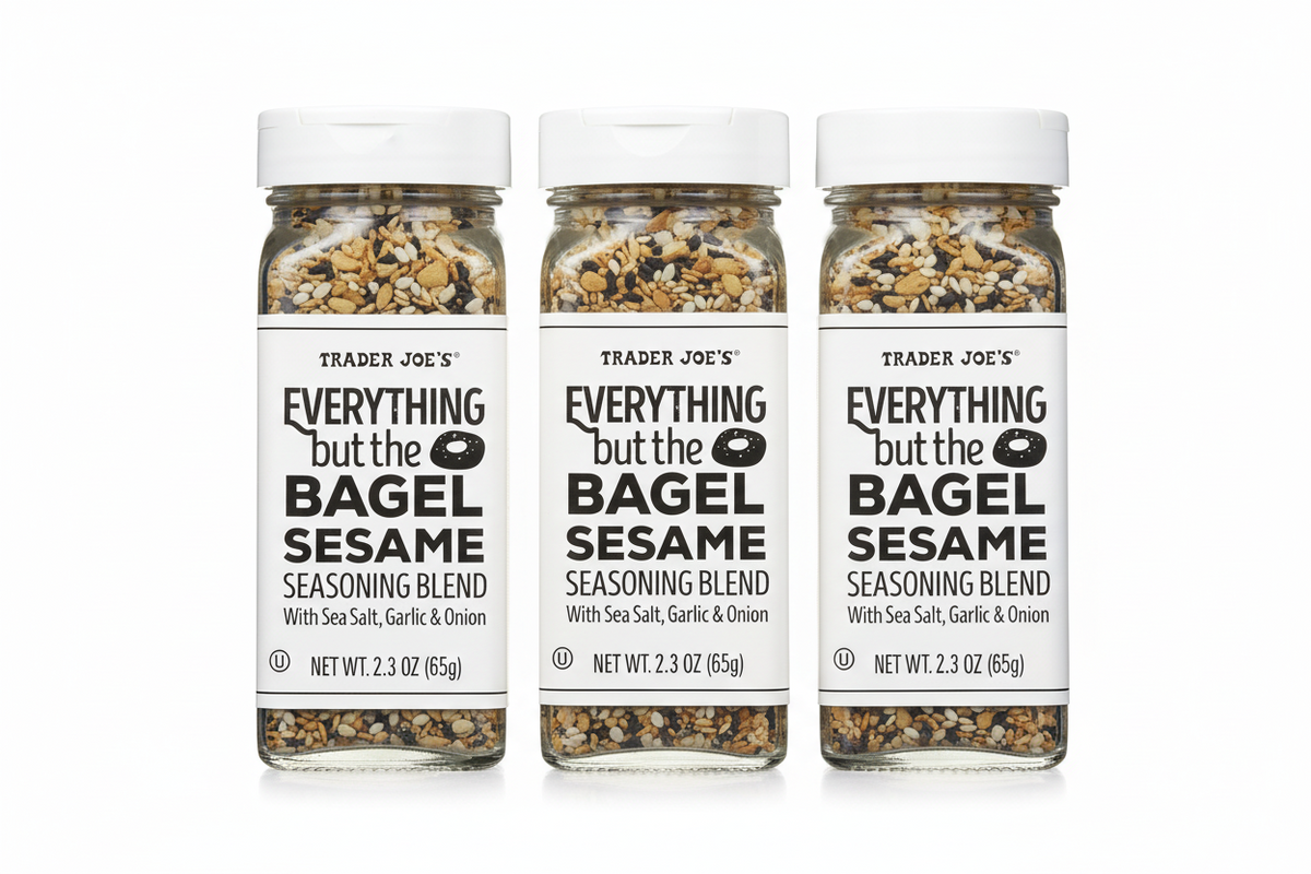 Trader Joe's Everything but The Bagel Sesame Seasoning Blend: A Full-Bodied (3 PACK)