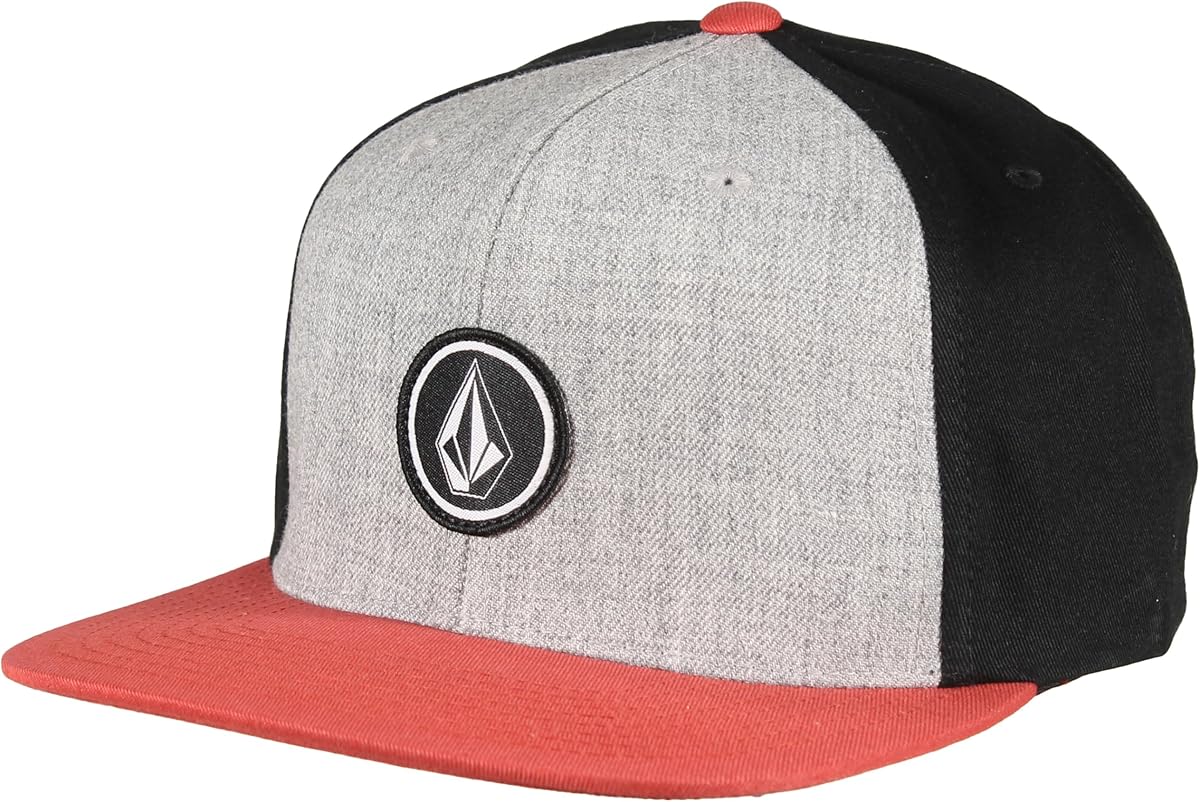 Volcom Men's Quarter Twill Adjustable Snapback Hat – Classic Casual Baseball Cap