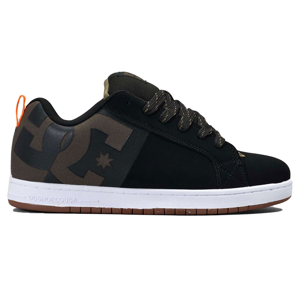 DC Shoes Men's Court Graffik Black Low Top Sneaker Shoes (BO0)