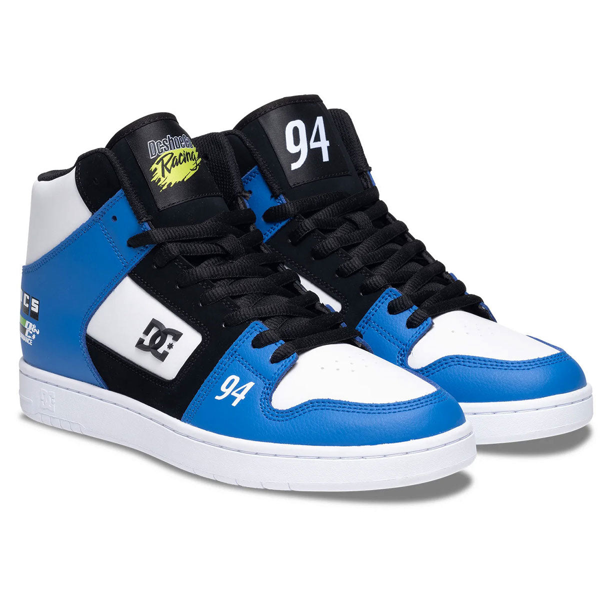 DC Shoes Men's Manteca 4 Lx Black/Blue/White Hi Top Sneaker Shoes (XSKG)