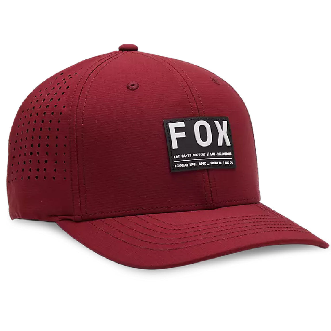 Fox Racing Men's Non Stop Tech Scarlet Red Flexfit Hat (371)