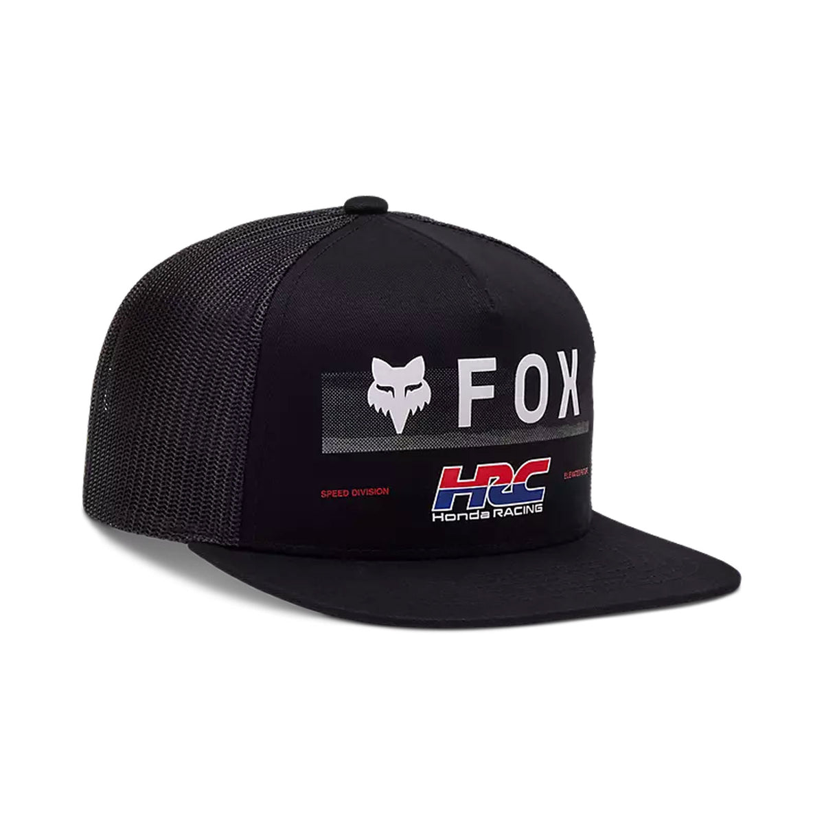 Fox Racing Men's Fox X Honda Black Snapback Hat (001)