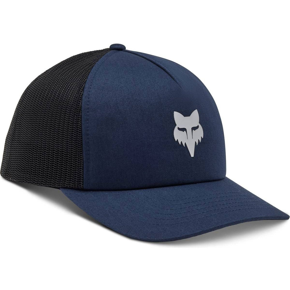 Fox Racing Men's Fox Head Trucker Midnight Snapback Hat (329)