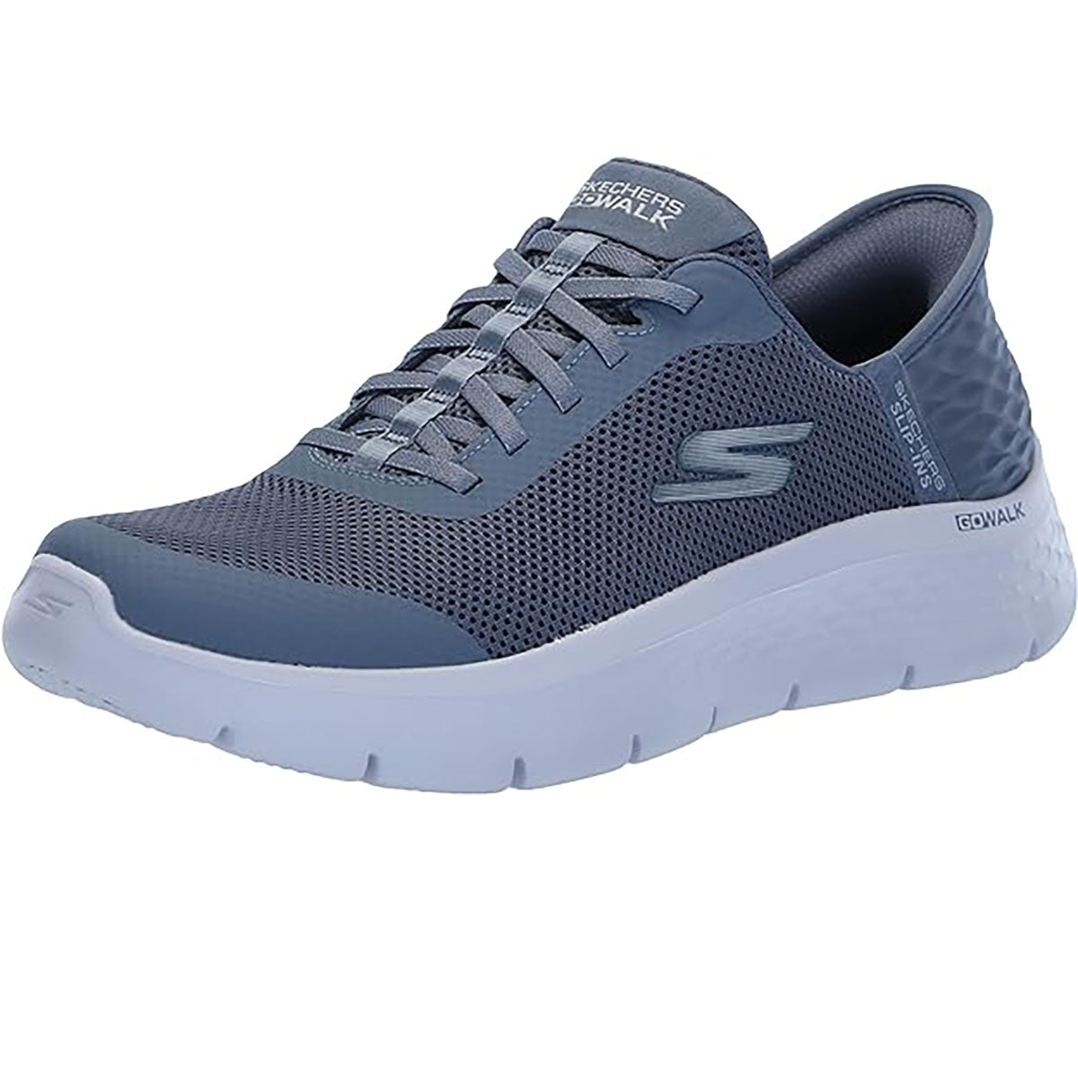 Skechers Women's Slip-ins GO WALK Flex Grand Entry Low Top Sneaker Shoes Blue (BLU)