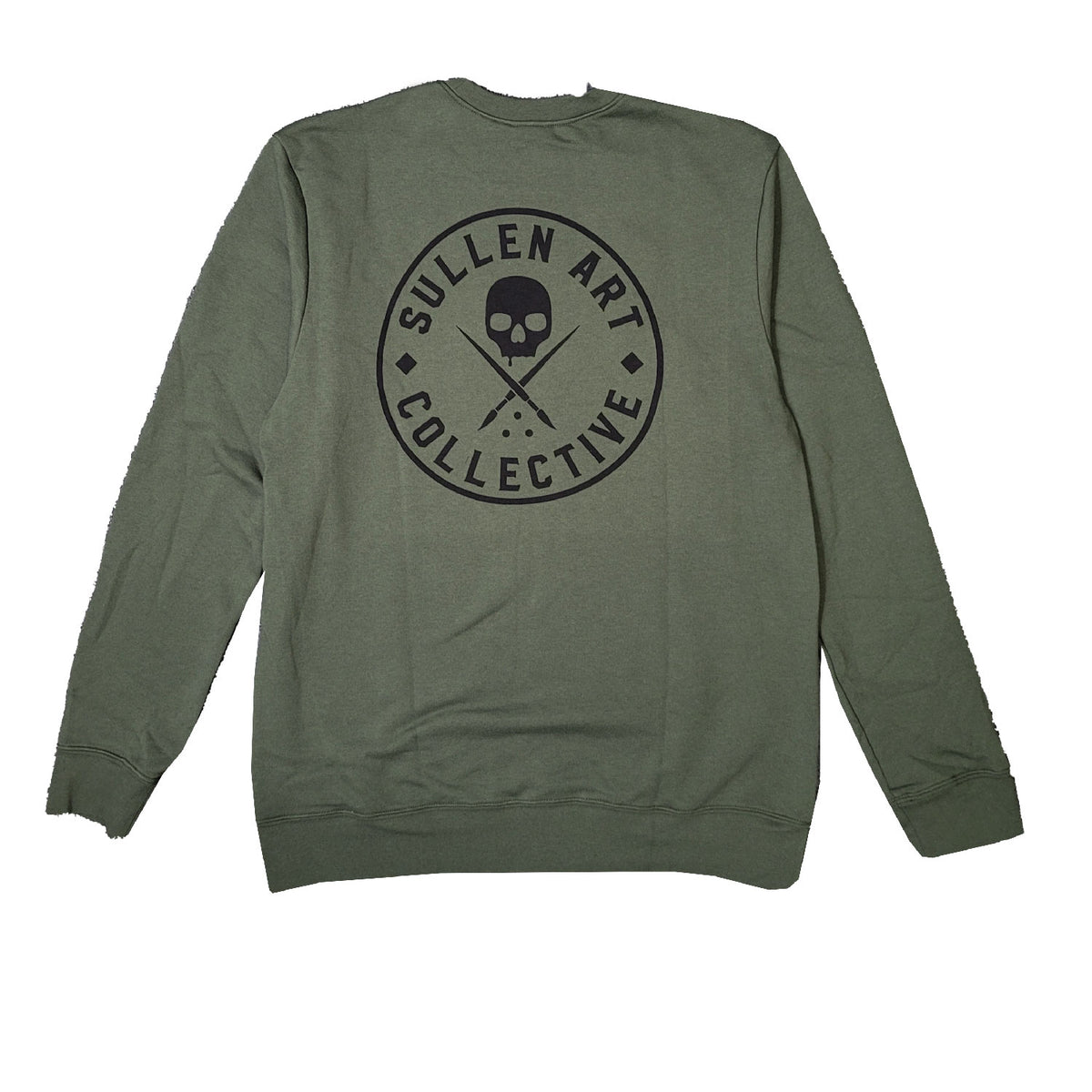 Sullen Men's Ever Lyte Thyme Green Long Sleeve Crew Pullover Sweatshirt M (THYM)