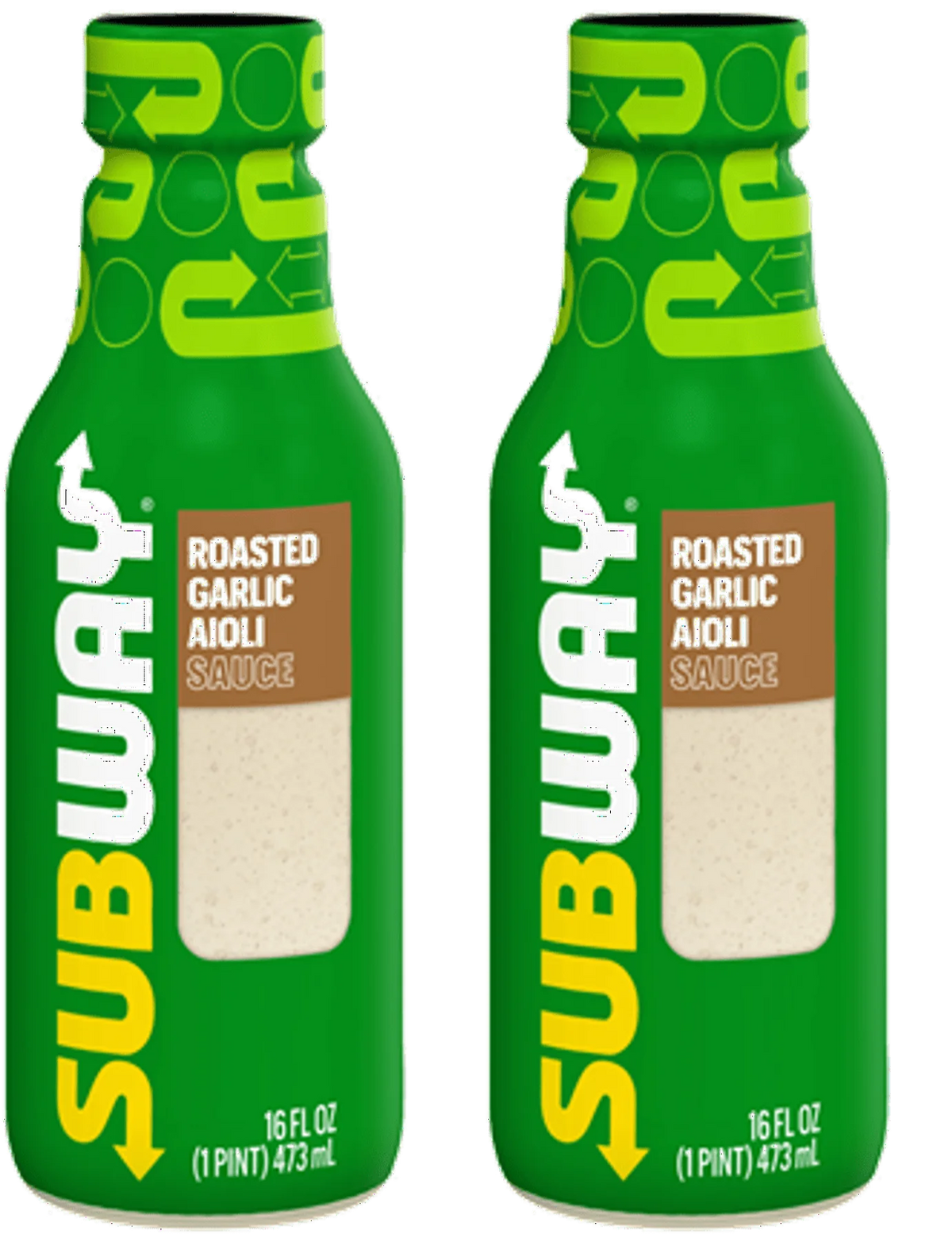 Subway Roasted Garlic Aioli Sauce - 16 fl oz - 2 pack