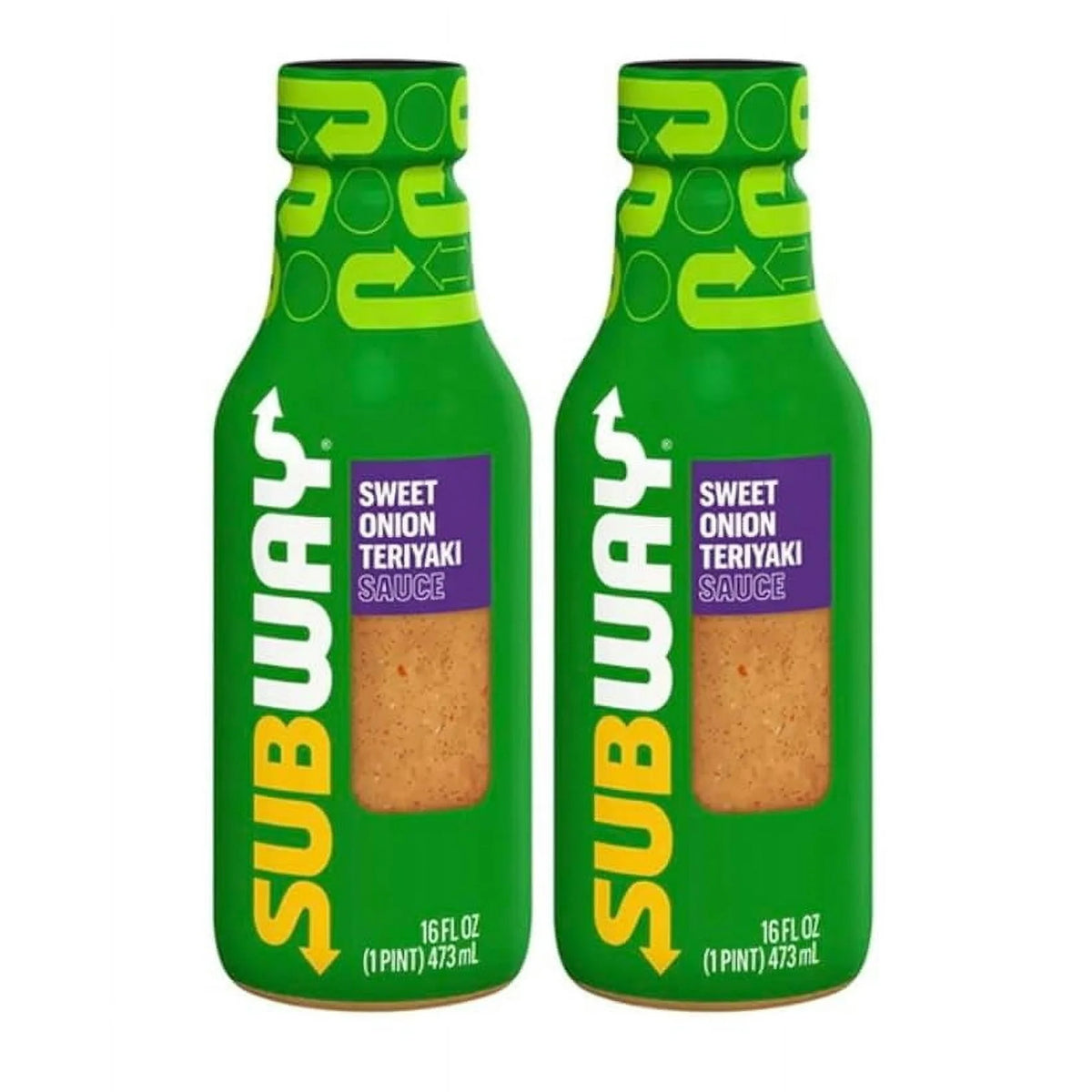 Subway Sauce, Sweet Onion Teriyaki - 16 fl oz - 2 pack