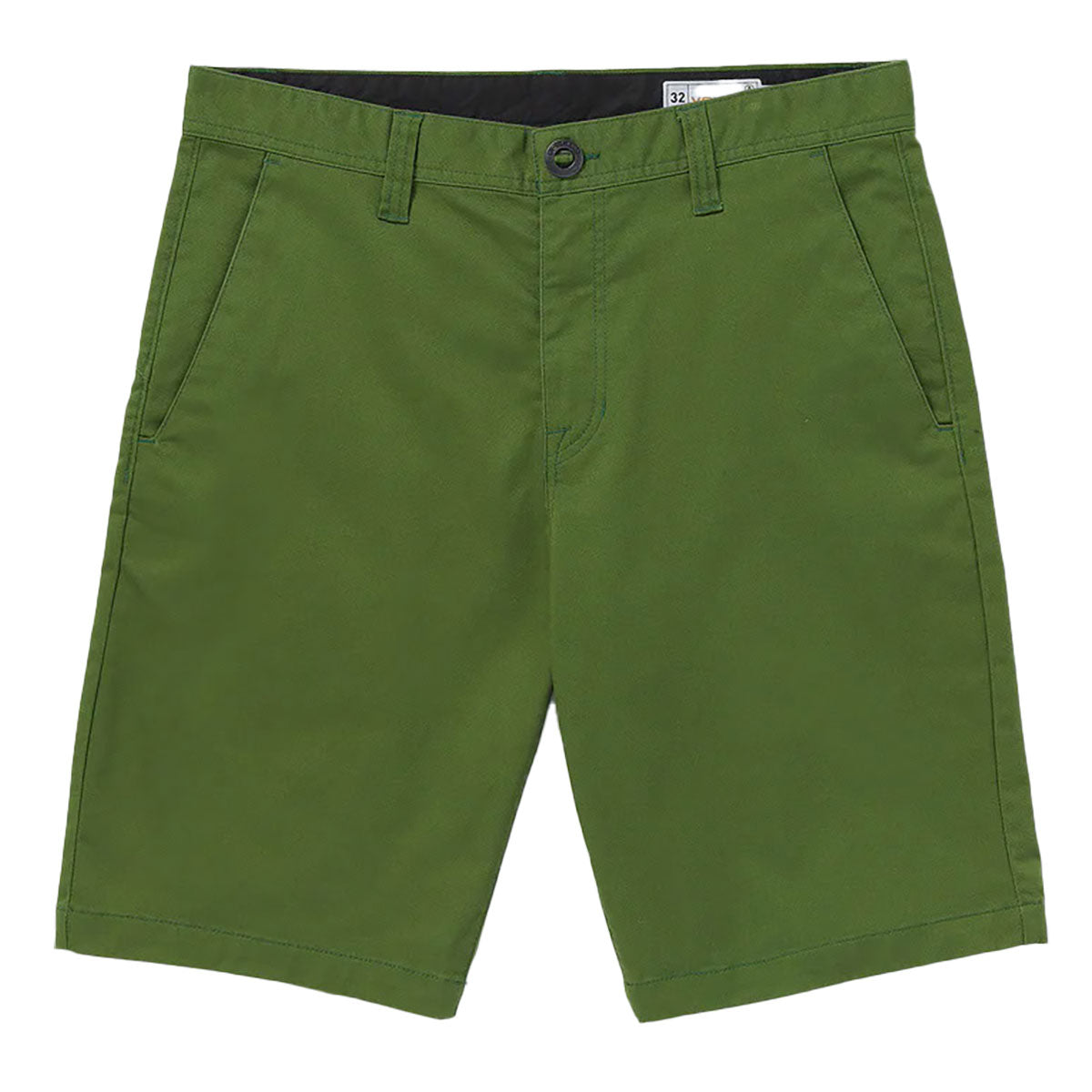 Volcom Men's Frickin Modern Stretch Ivy Green Shorts (IVY)