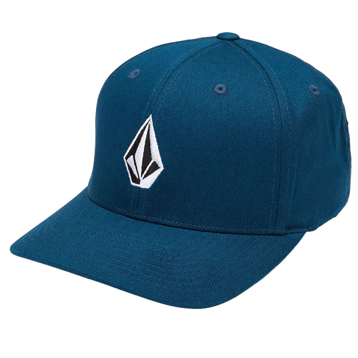 Volcom Men's Full Stone Deep Blue Flexfit Hat (DPB)