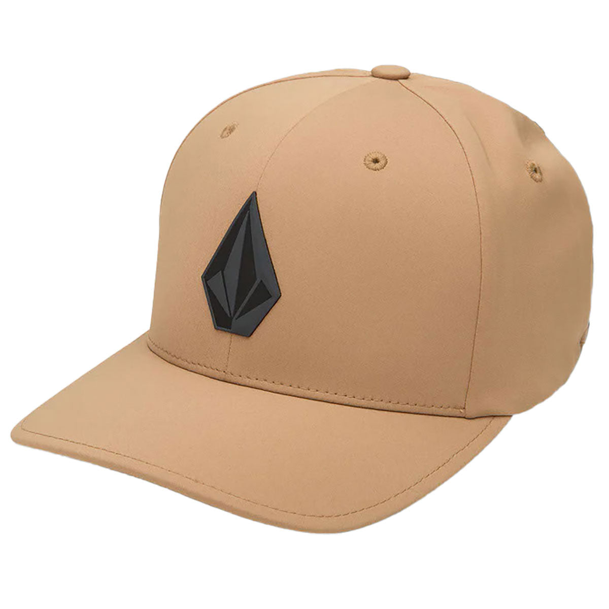 Volcom Men's Stone Tech Delta Dark Khaki Flexfit Hat (DKA)