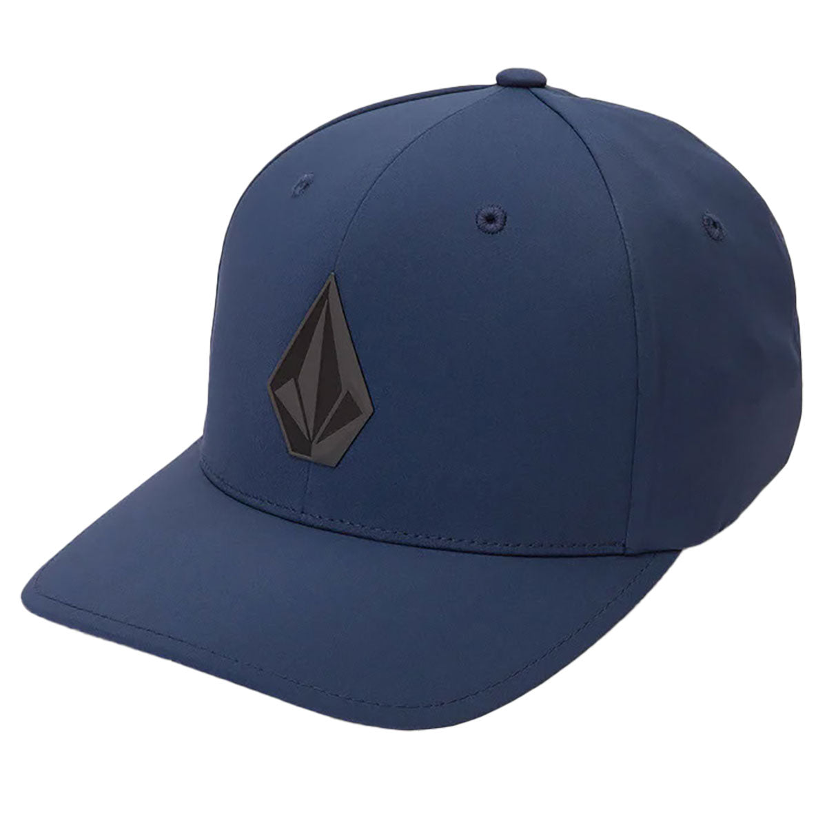 Volcom Men's Stone Tech Delta Navy Flexfit Hat (NVY)