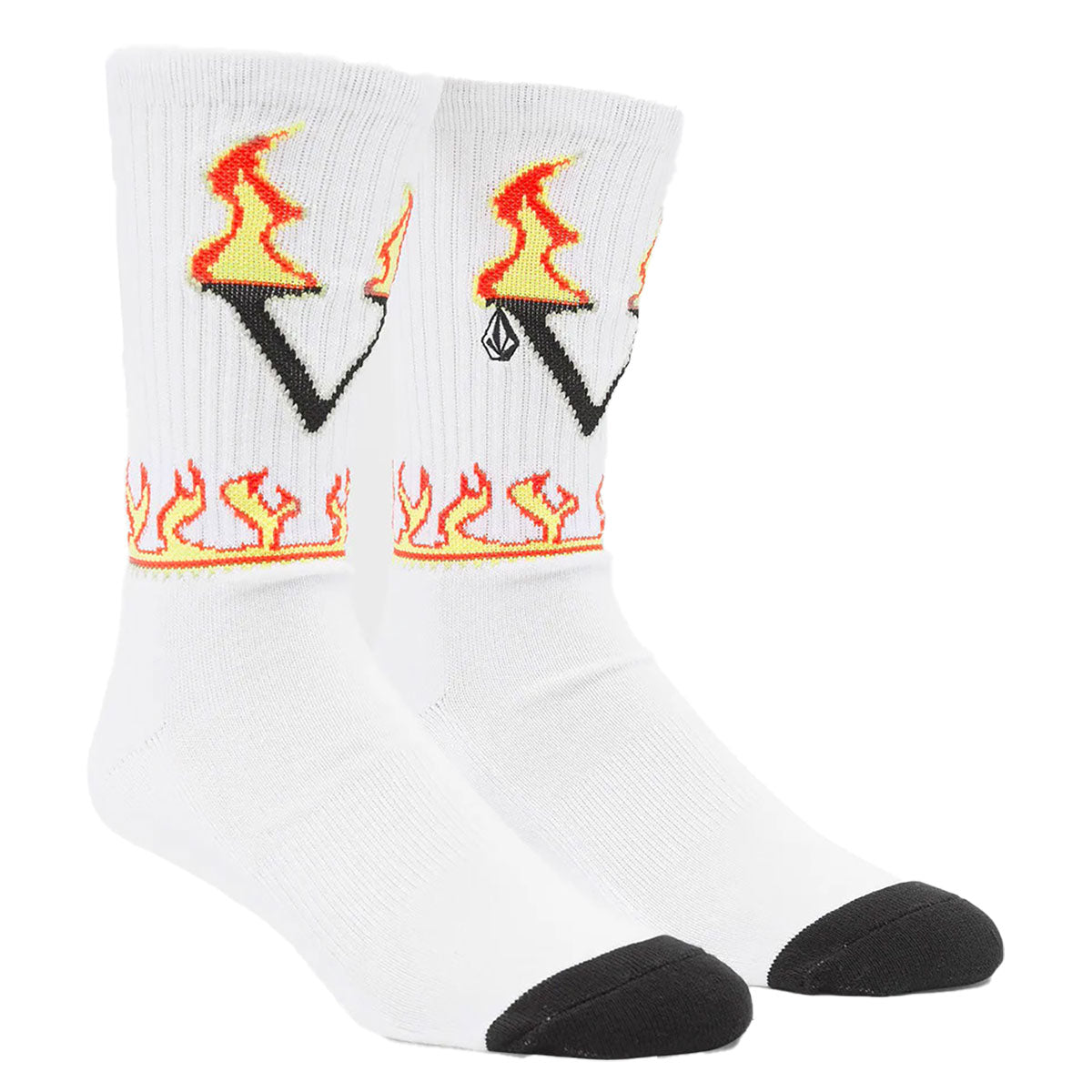 Volcom Men's Fergadelic White Socks (WHT)