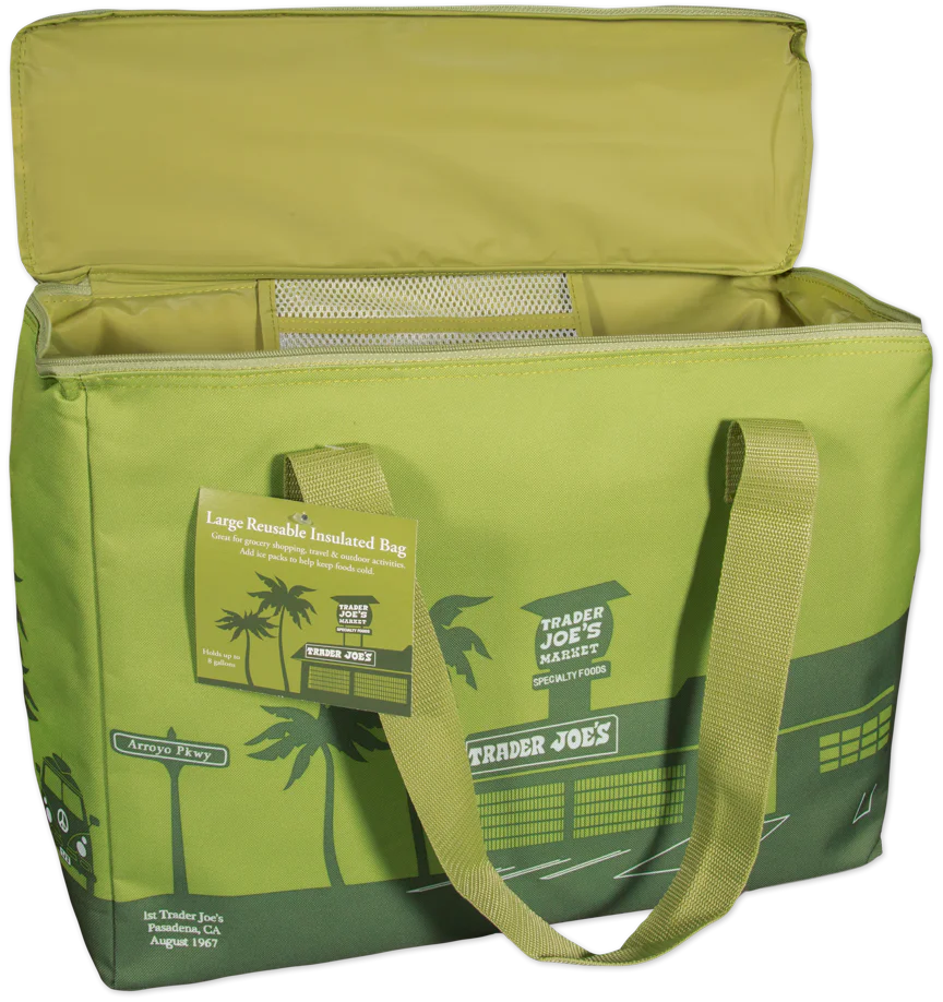 Trader Joe’s Large Reusable Insulated Bag – Olive Green